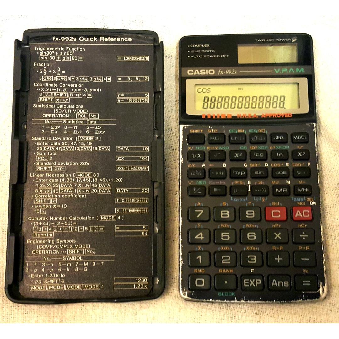 Casio fx 992s Calculator Carousell