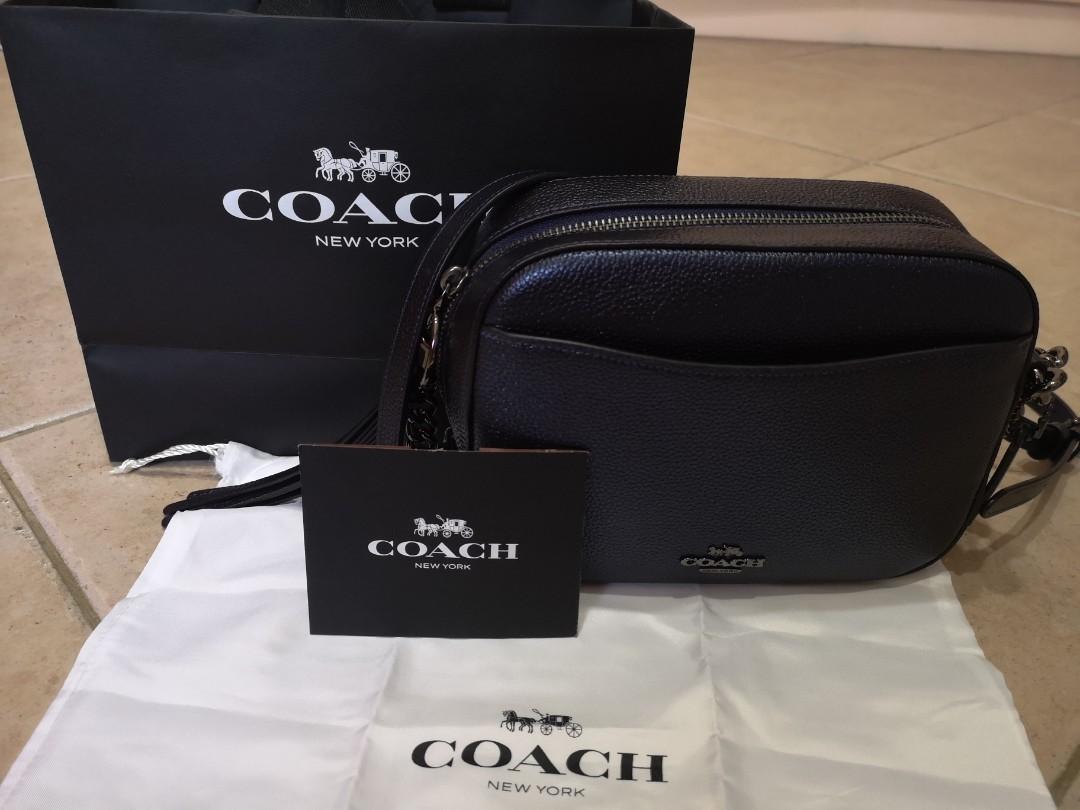 Coach camera new arrivals bag metallic blue