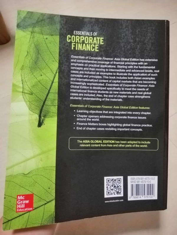 Essentials of Corporate Finance (Financial Accounting Textbook), Books