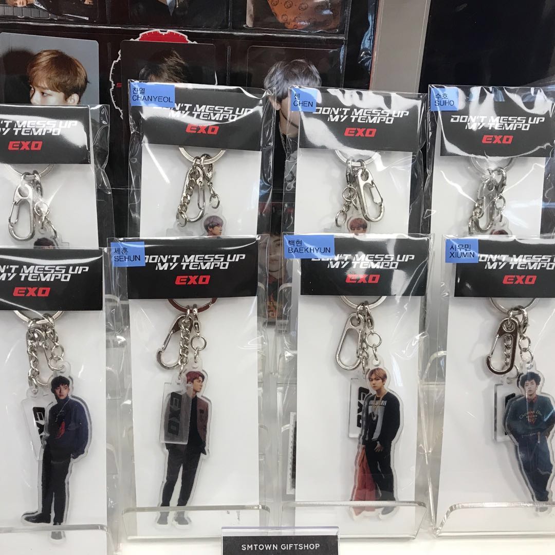Exo acrylic keyring hotsell