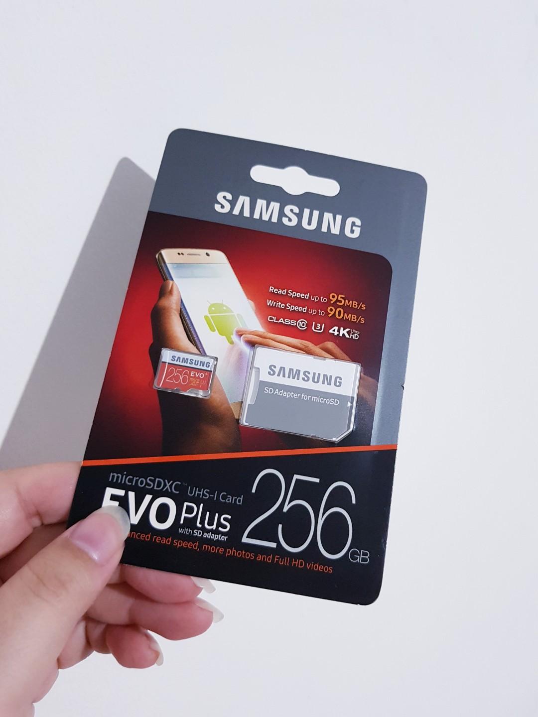 Free Rm Samsung Evo Plus Micro Sd Card 256gb Mobile Phones