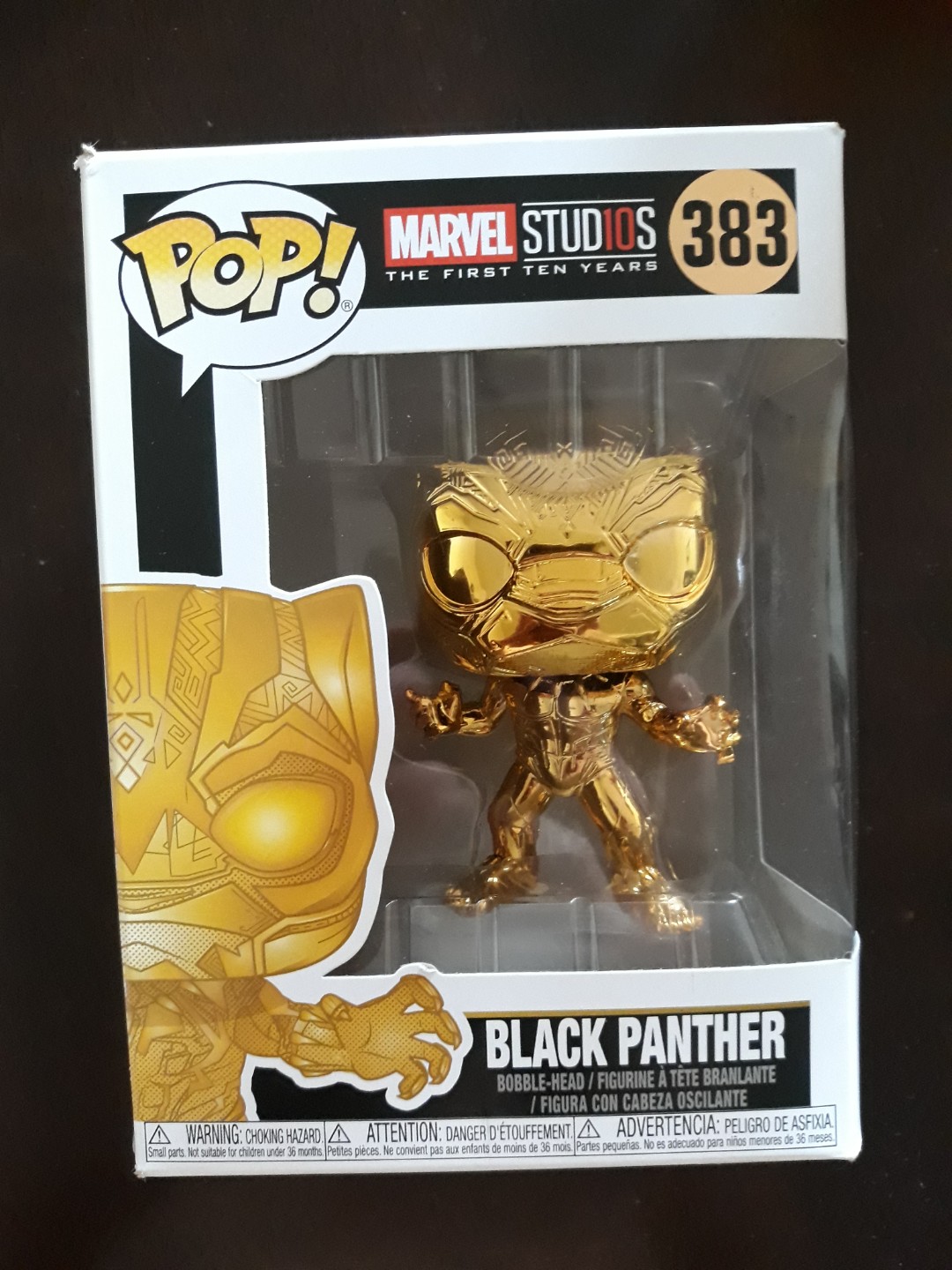 Pop black panther gold
