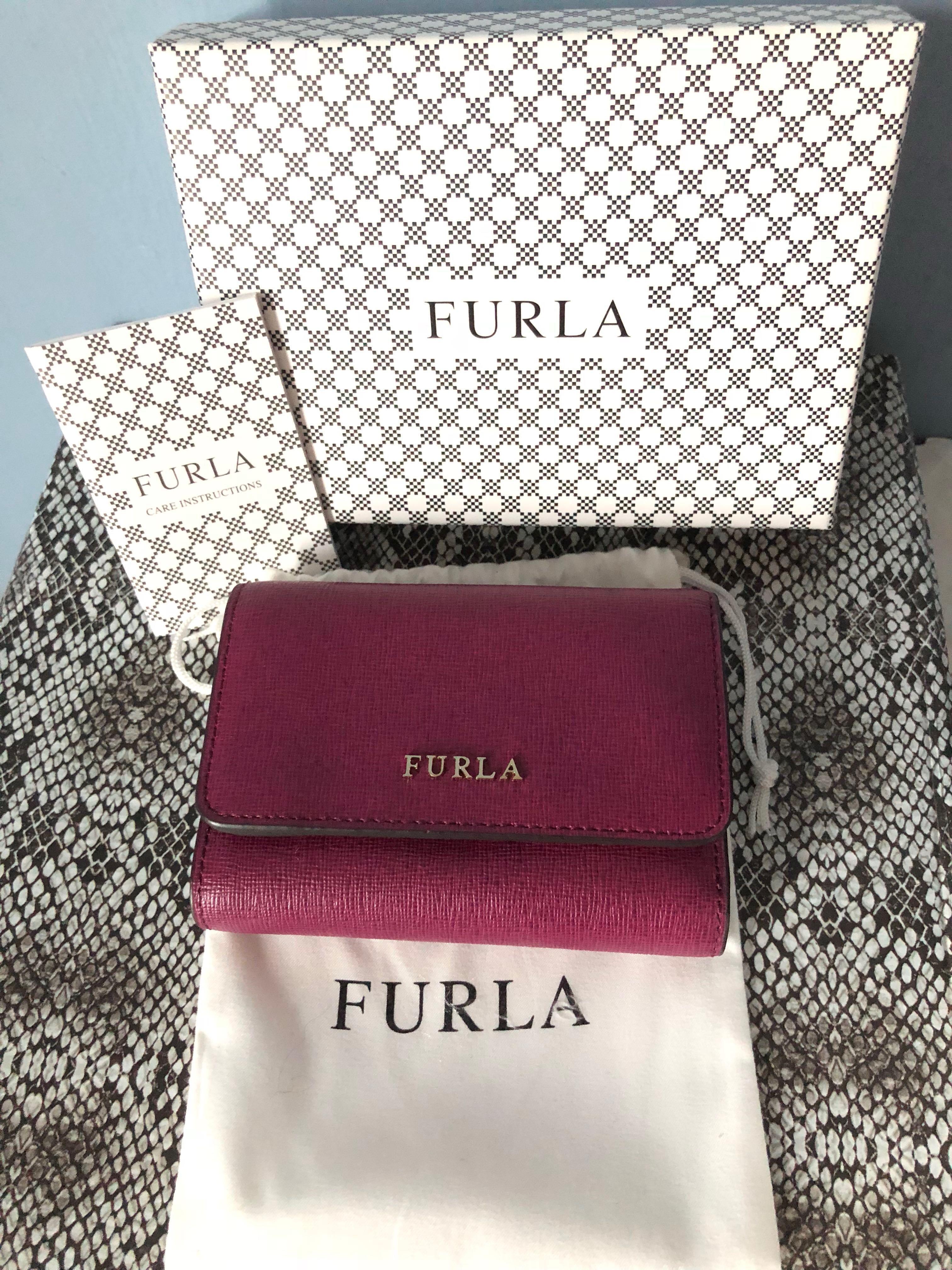 Furla Babylon Trifold Wallet, Luxury, Bags & Wallets on Carousell