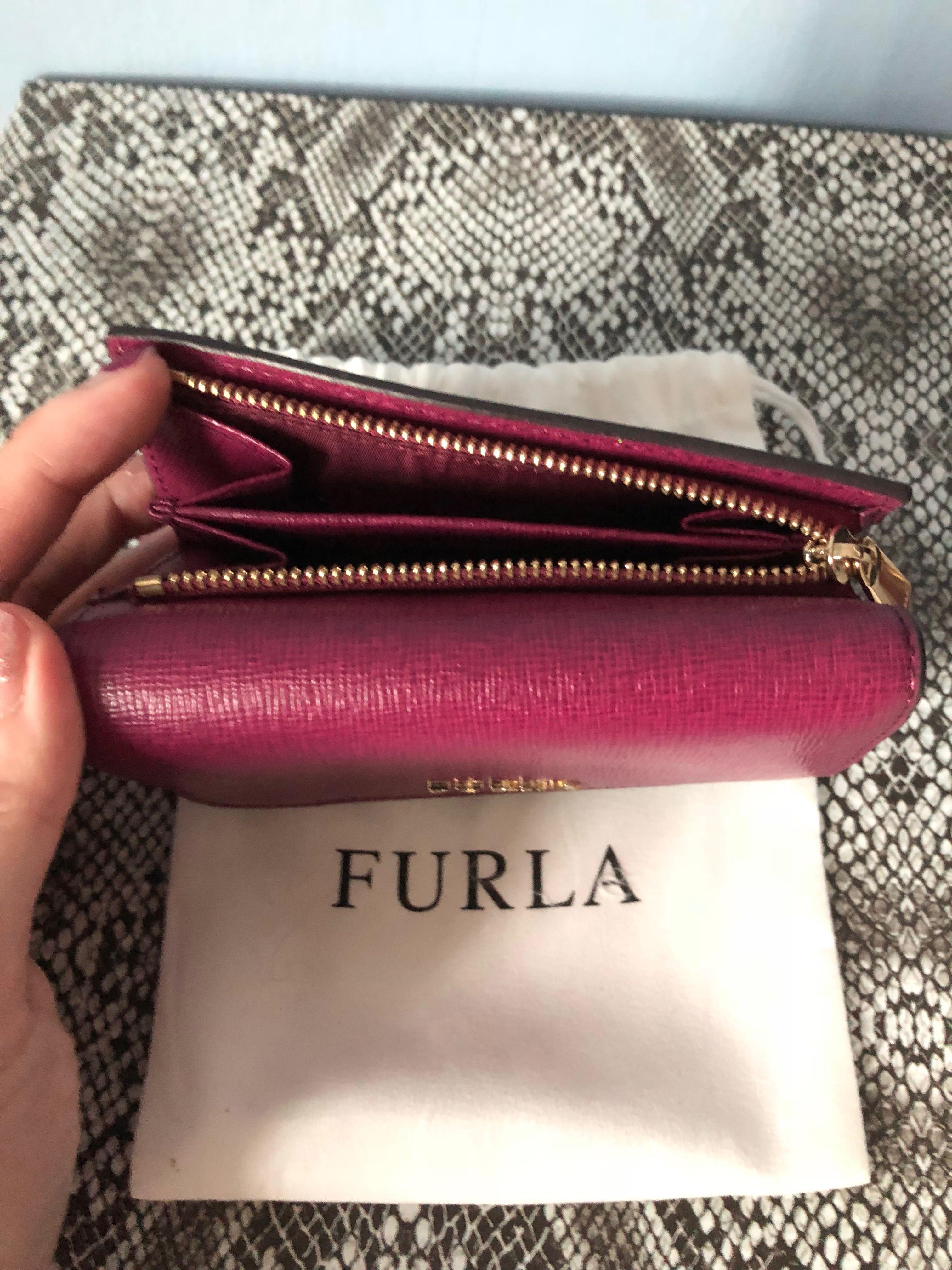 Furla Babylon Trifold Wallet, Luxury, Bags & Wallets on Carousell
