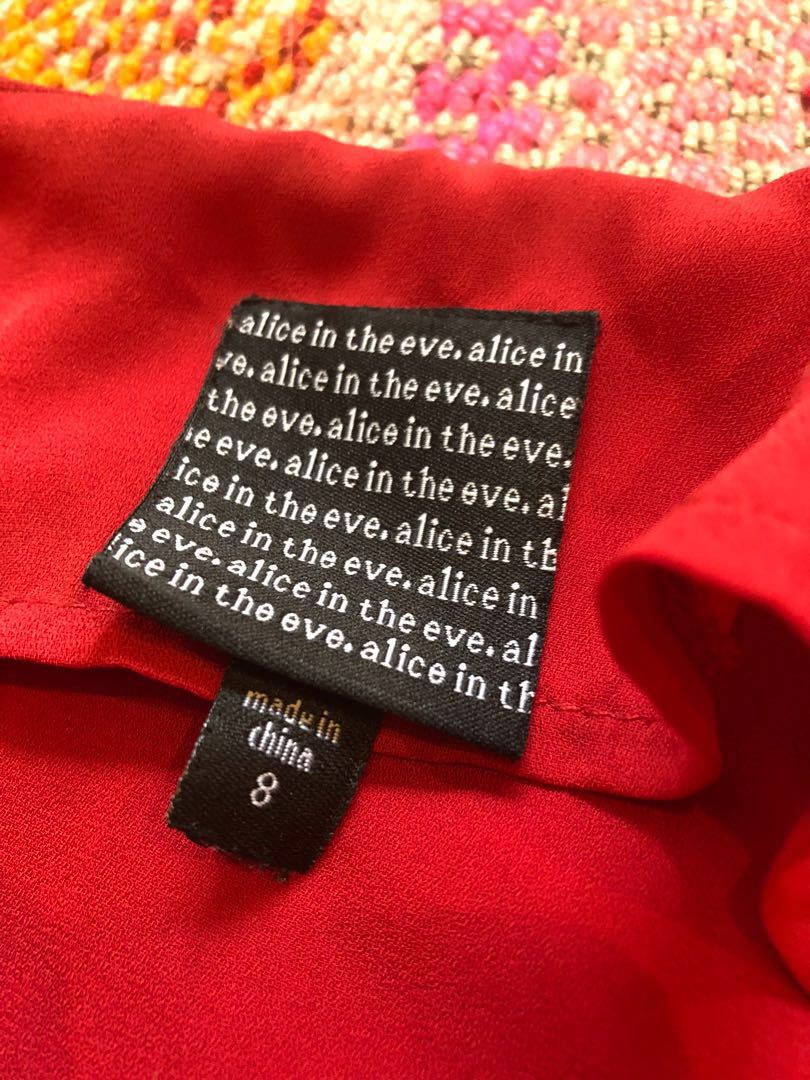 general pants and co red playsuit