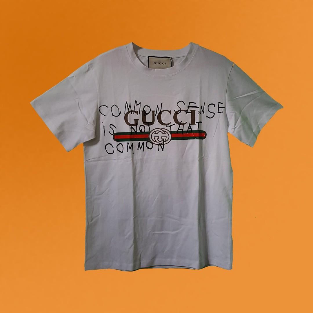 gucci tee common sense is not that common