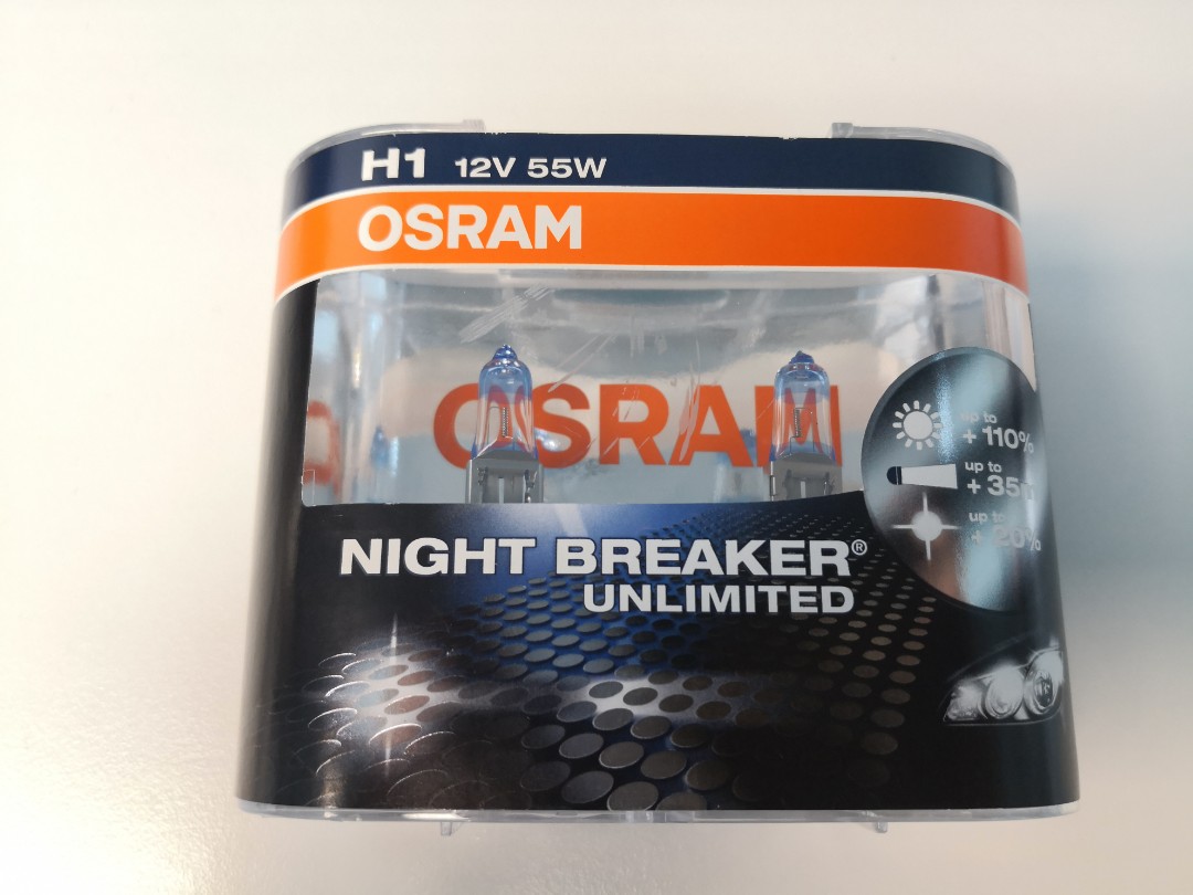 H1 55w Osram Night Breaker Unlimited Car Accessories Electronics Lights On Carousell