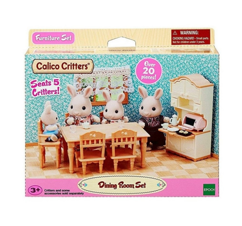 sylvanian families kitchen play set