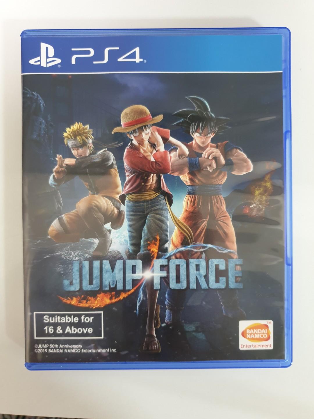 Jump Force Ps4 Used Dlc Unused Video Gaming Video Games Playstation On Carousell