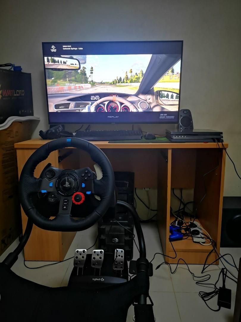 Logitech G29 + Shifter + Playseat Challenge racing chair, Video Gaming