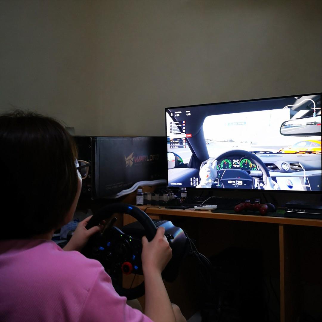 Logitech G29 + Shifter + Playseat Challenge racing chair, Video Gaming