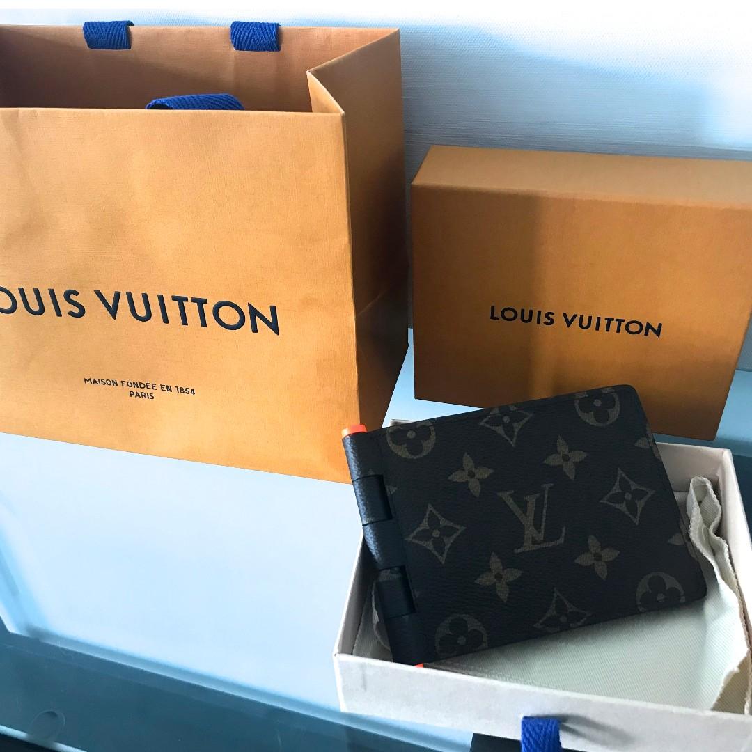 Louis Vuitton x Virgil Abloh SS19 Release Multiple Hinge Wallet (SOLD OUT  IN ALL OUTLET)