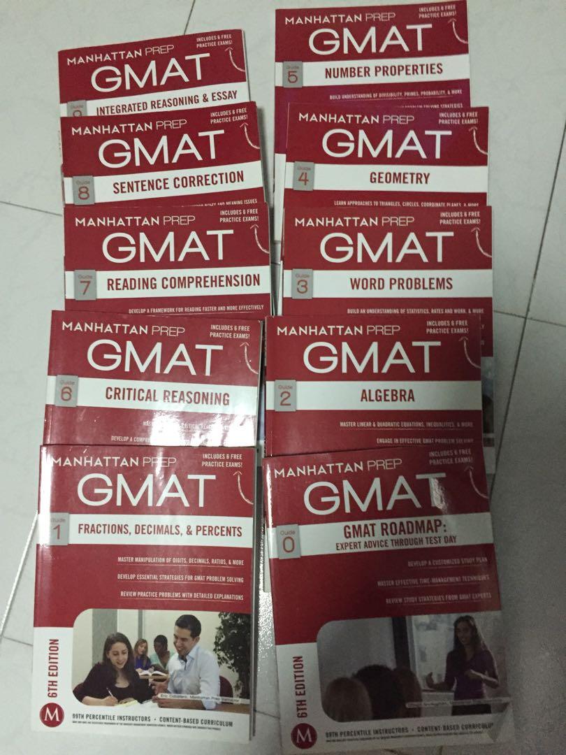 Manhattan Prep Gmat 6th Edition Books Stationery Textbooks