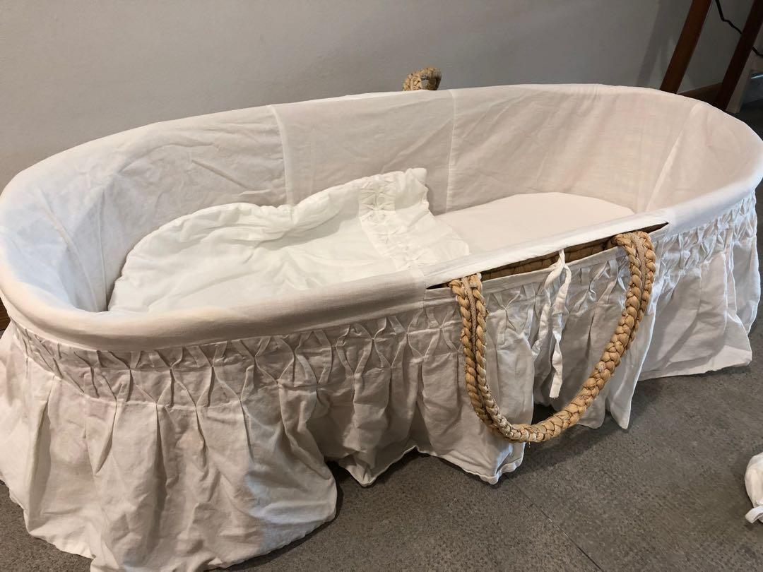 mothercare moses basket bedding