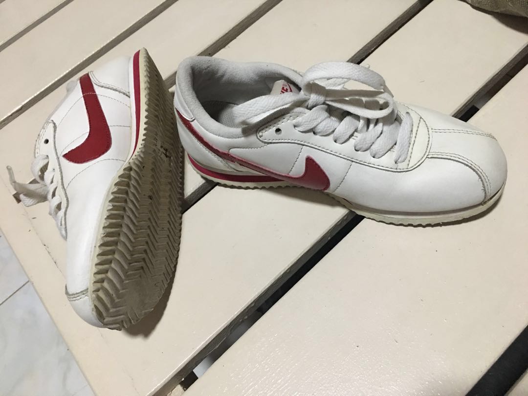 red and white nike cortez womens