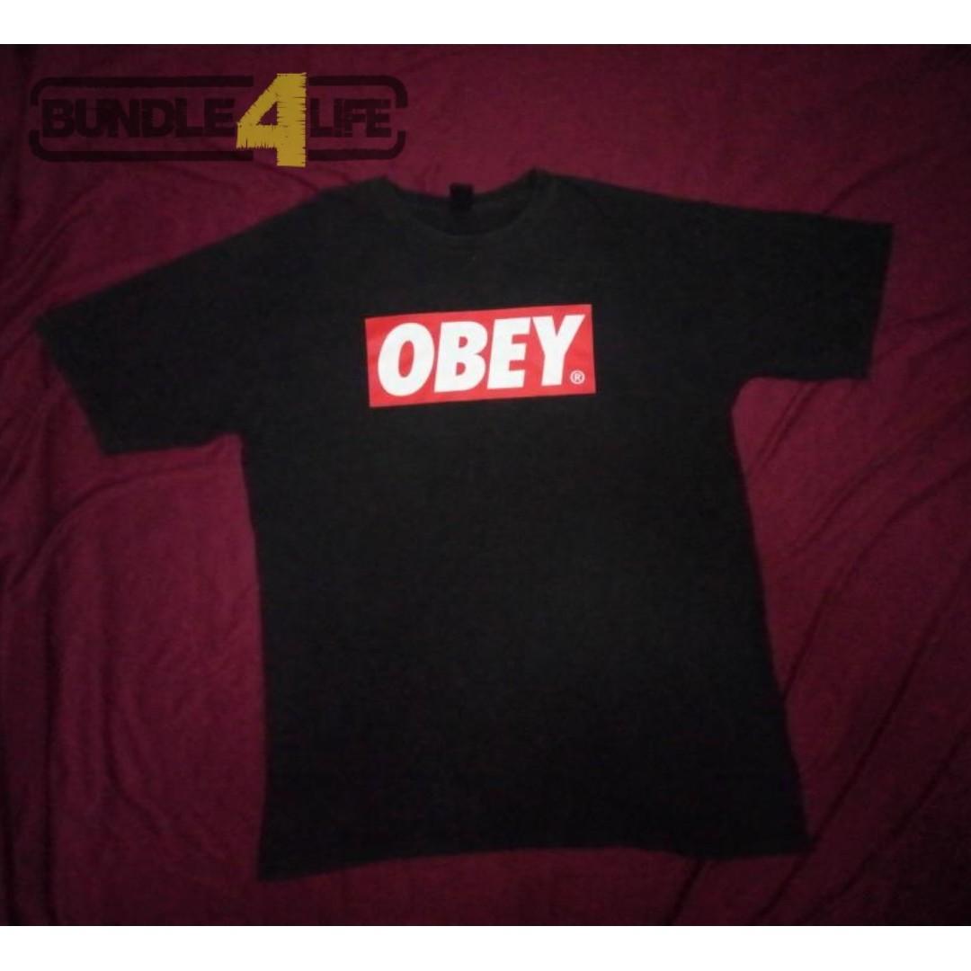 Obey box logo tee hot sale