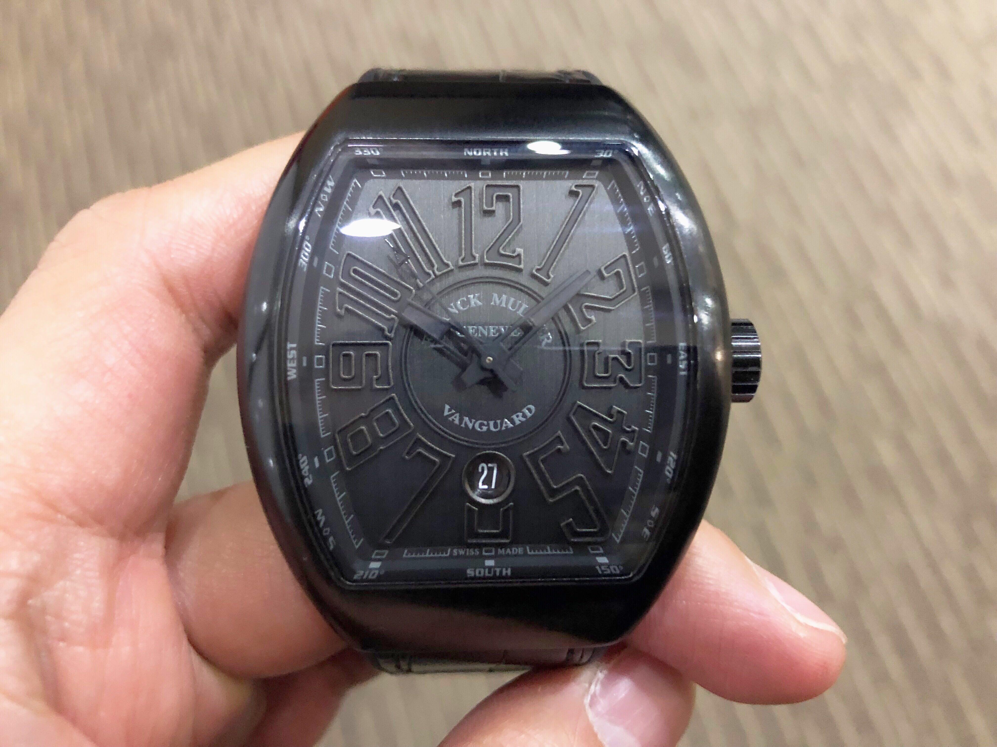 Oct 2018 Like New Franck Muller Vanguard V45 All Black Stealth