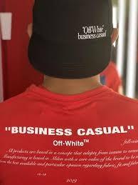 Off White Business Casual Cap Men S Fashion Accessories Caps