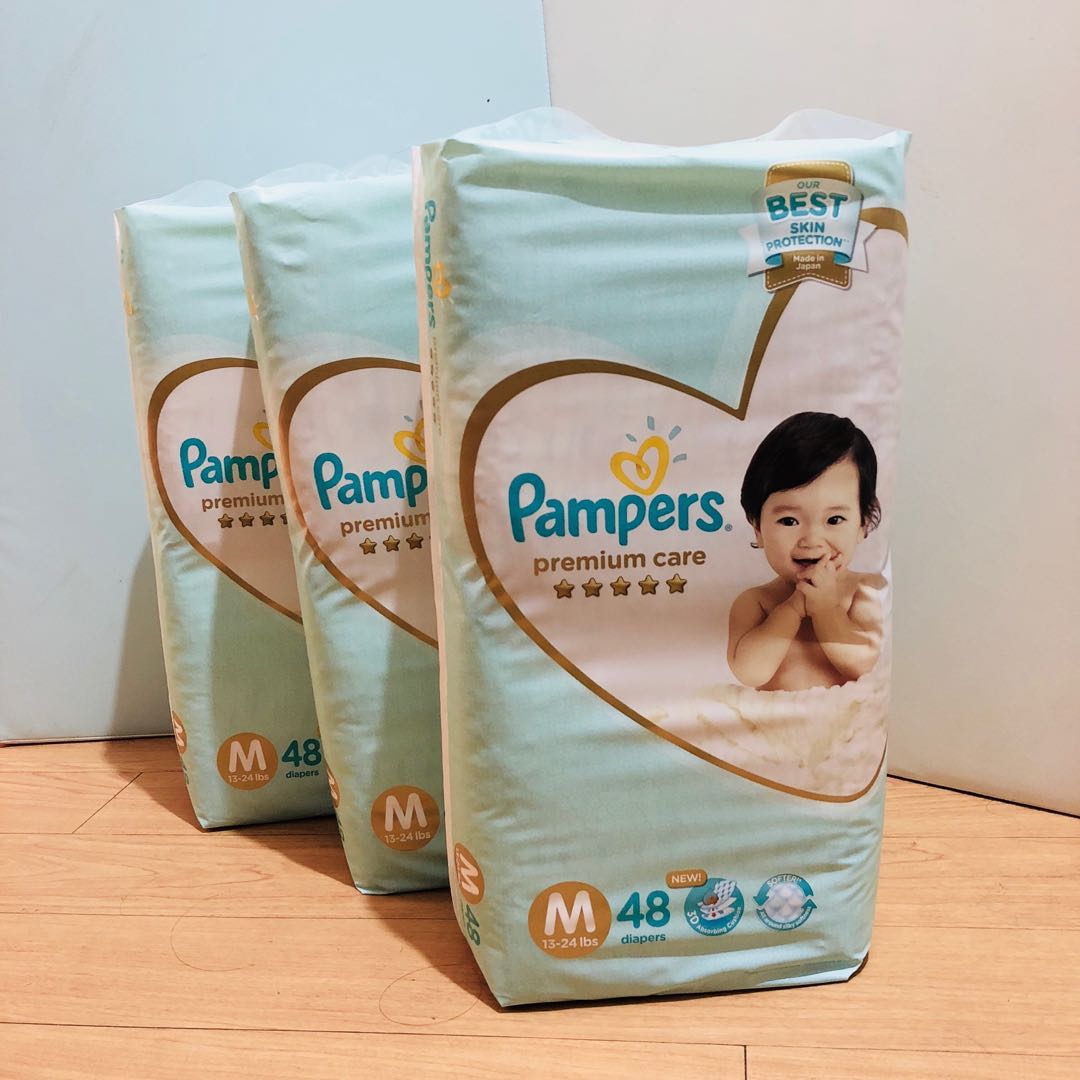 pampers premium care diapers medium