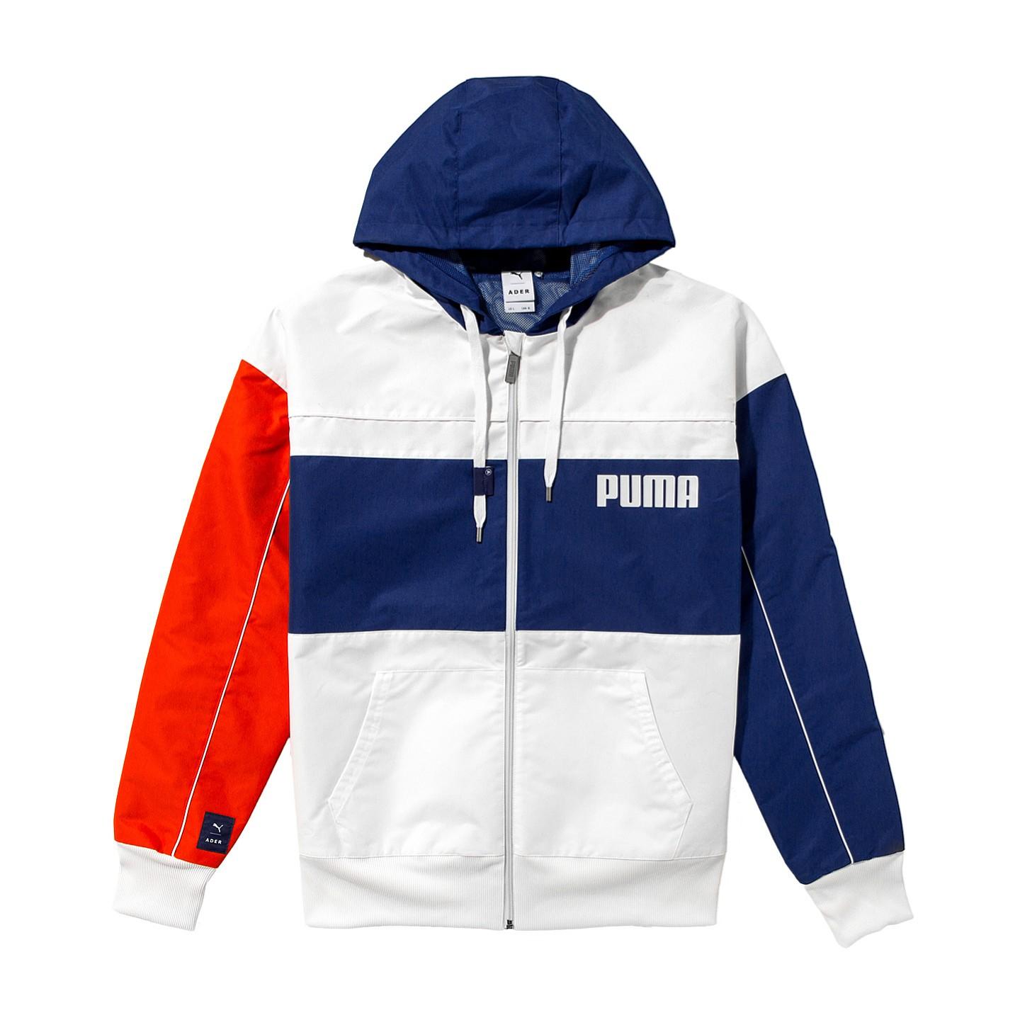 puma hooded windbreaker jacket