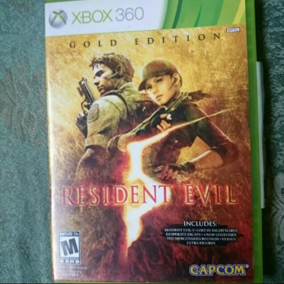 Resident evil 5 xbox 360 gold edition online