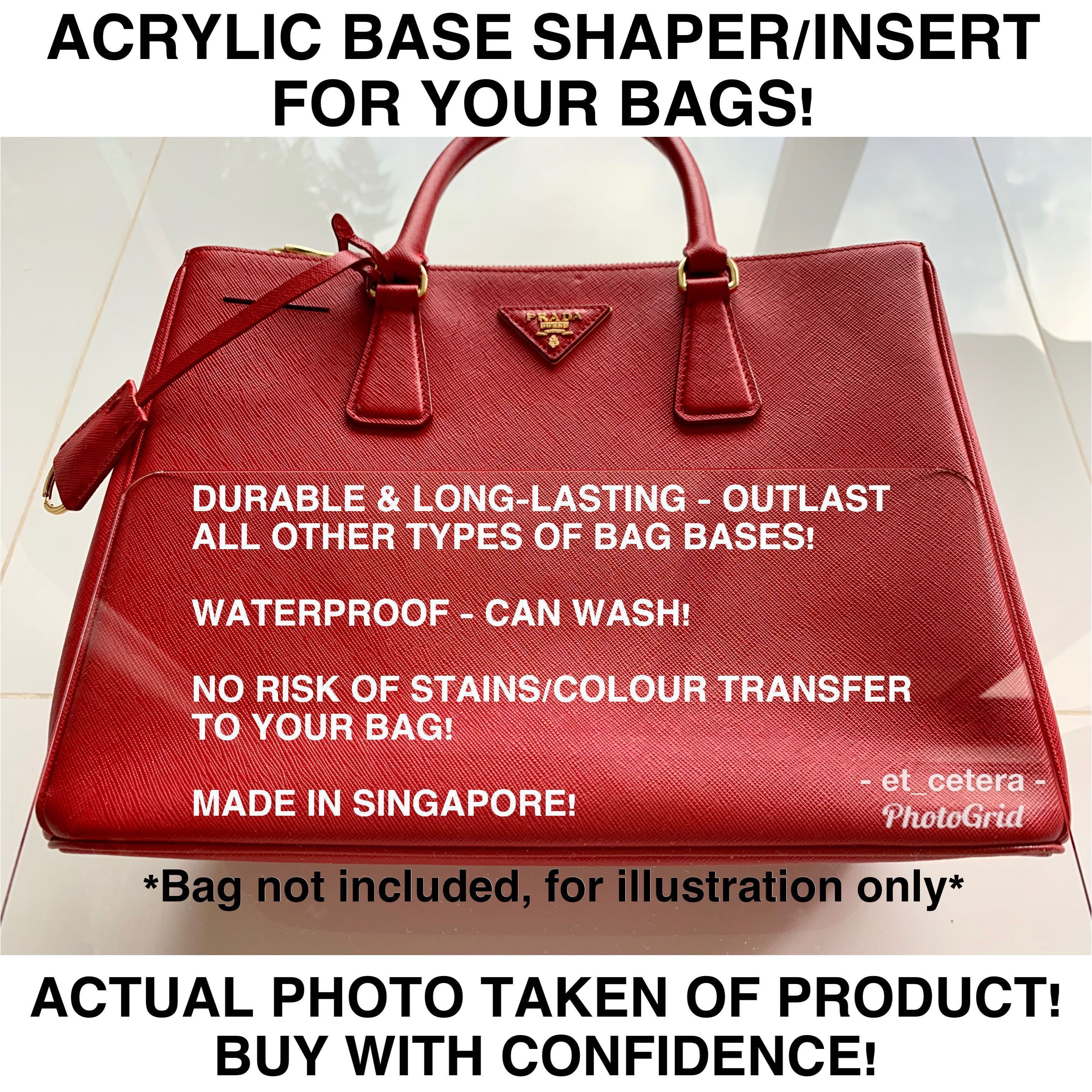 Goyard Acrylic Bag Base Shaper, Bag Bottom Shaper