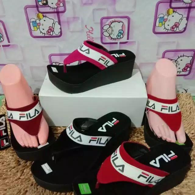 sandal wedges fila