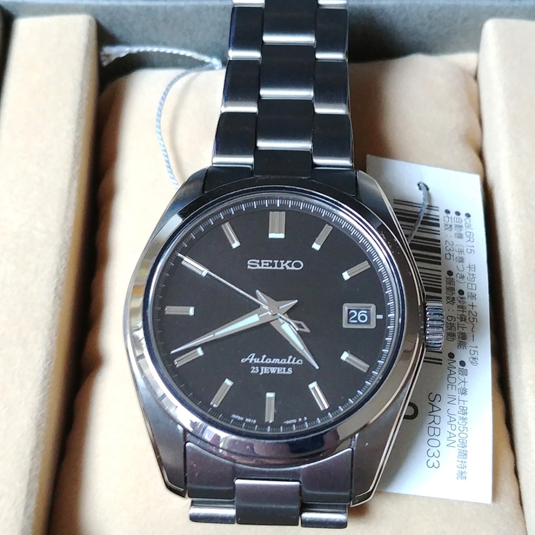 Seiko SARB033 (Baby Grand Seiko), Men's Fashion, Watches & Accessories,  Watches on Carousell