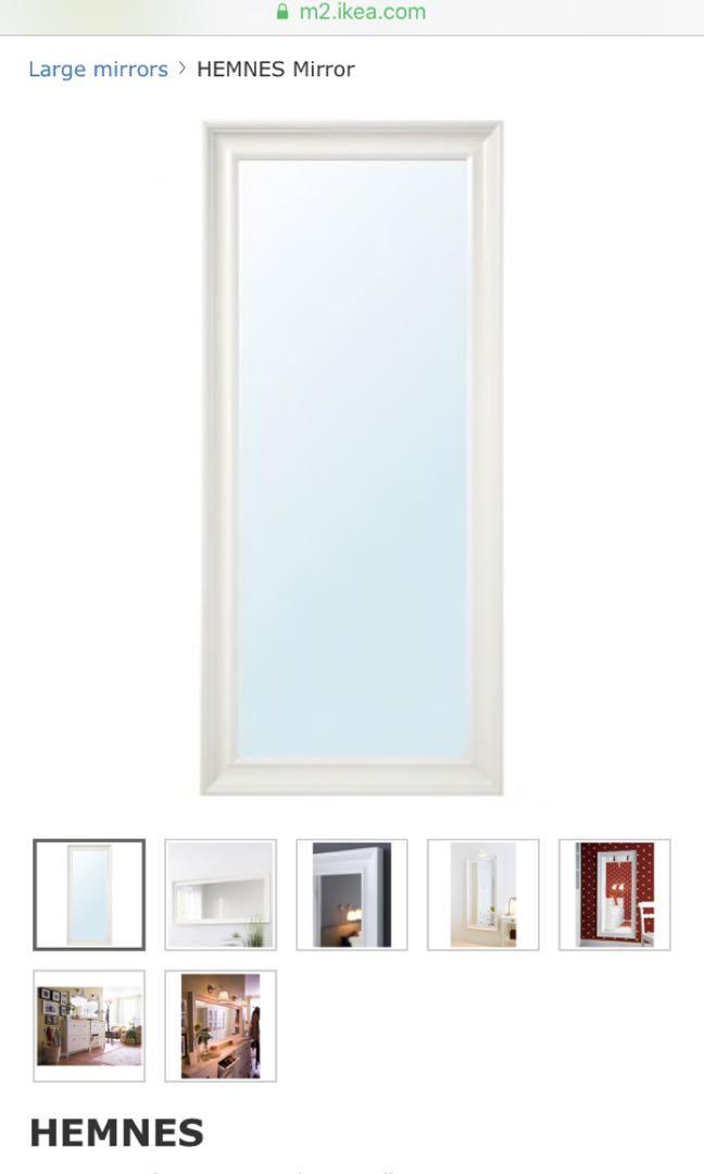 Standing Mirror Ikea Furniture Home Decor Others On Carou Standing Mirror Ikea Furniture Home, White Floor Mirror Ikea