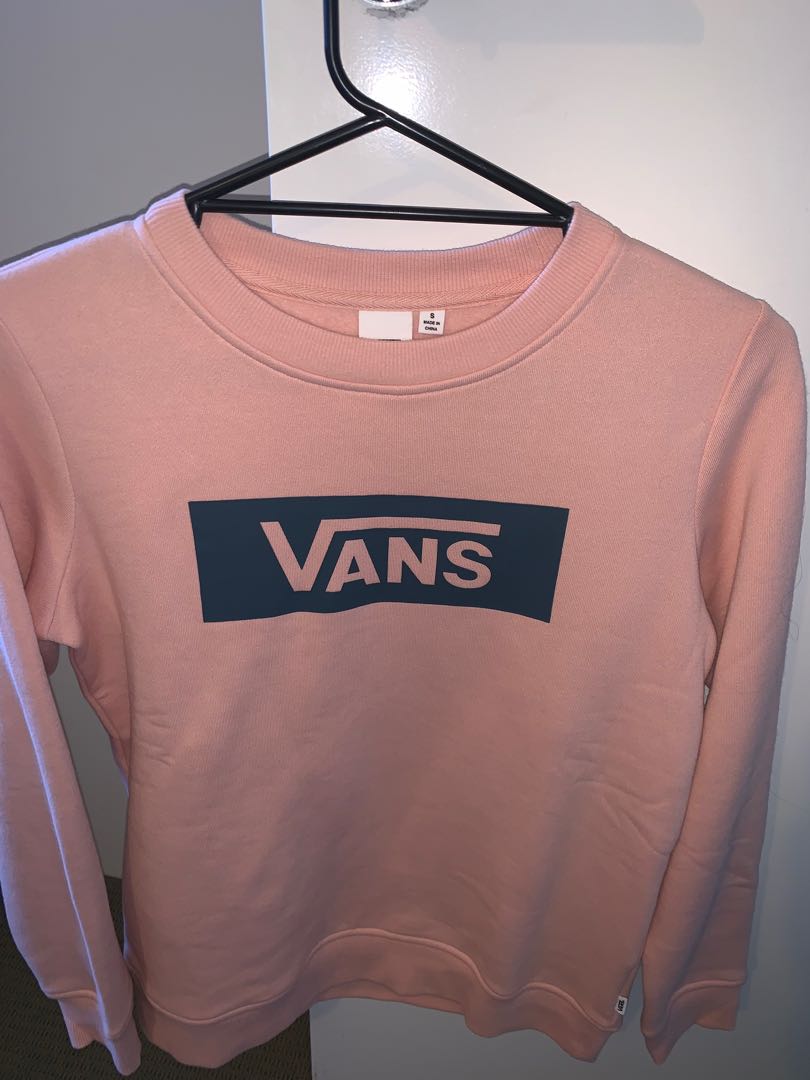 vans pink jumper