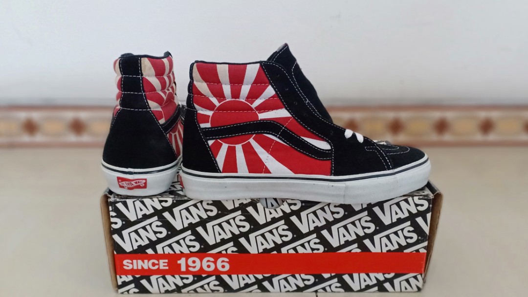 VANS SK8 HI SE x HOSOI 1ST ISSUE, Fesyen Pria, Sepatu , Sneakers