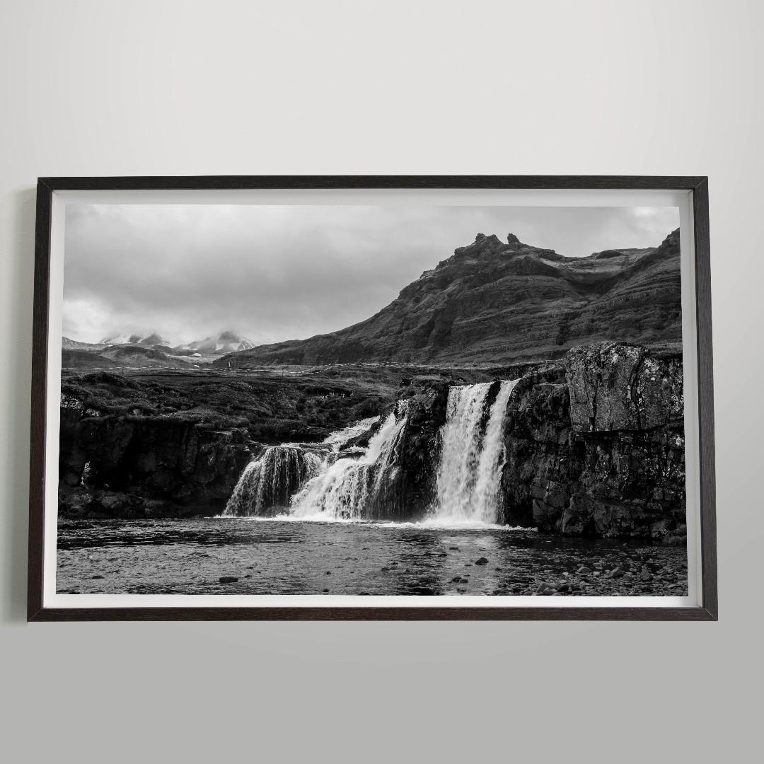Waterfalls And Mountains Home Decoration Wall Art Landscape