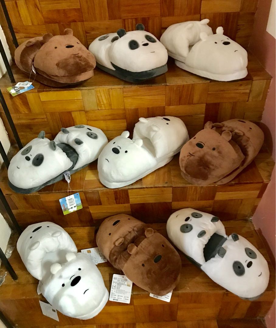 We bare bear slippers online