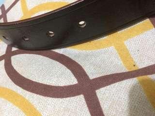 Genuine leather mens belt