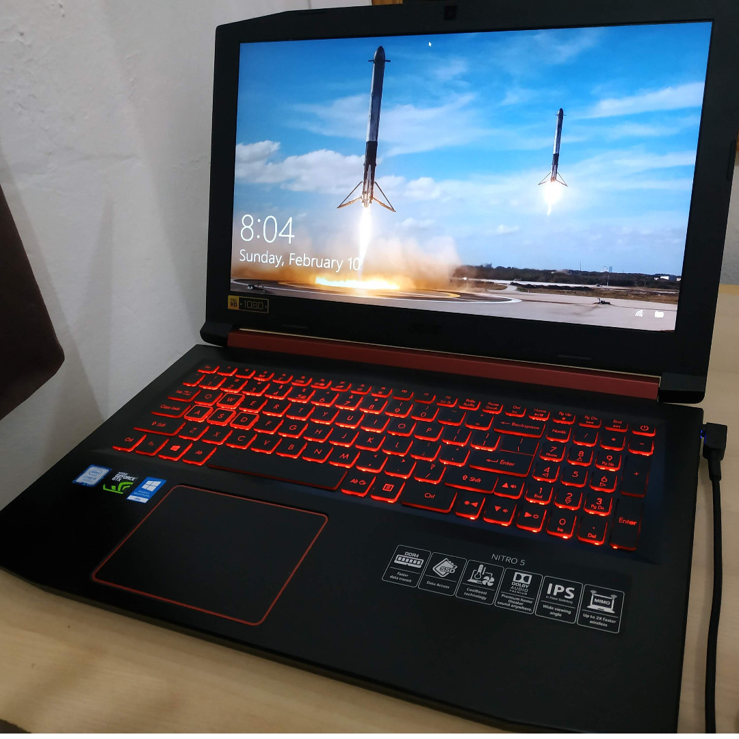 Acer Nitro 5 I5 7300hq Geforce 1050ti 4gb Electronics Computers Laptops On Carousell