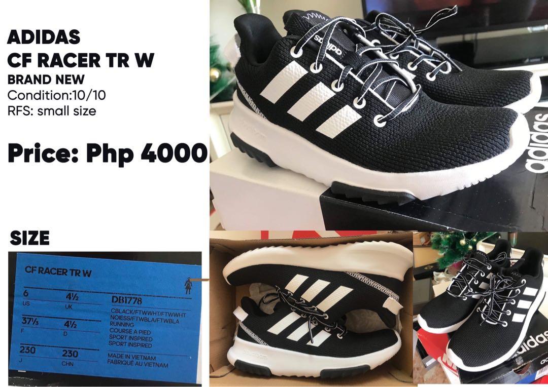 adidas cf racer tr running course a pied