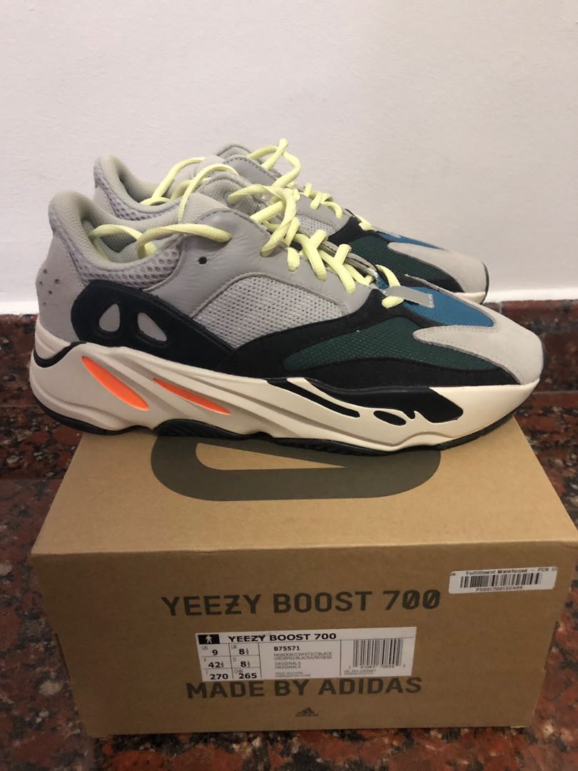 Adidas yeezy 700 wave runner og us9, Men's Fashion, Footwear, Sneakers on  Carousell