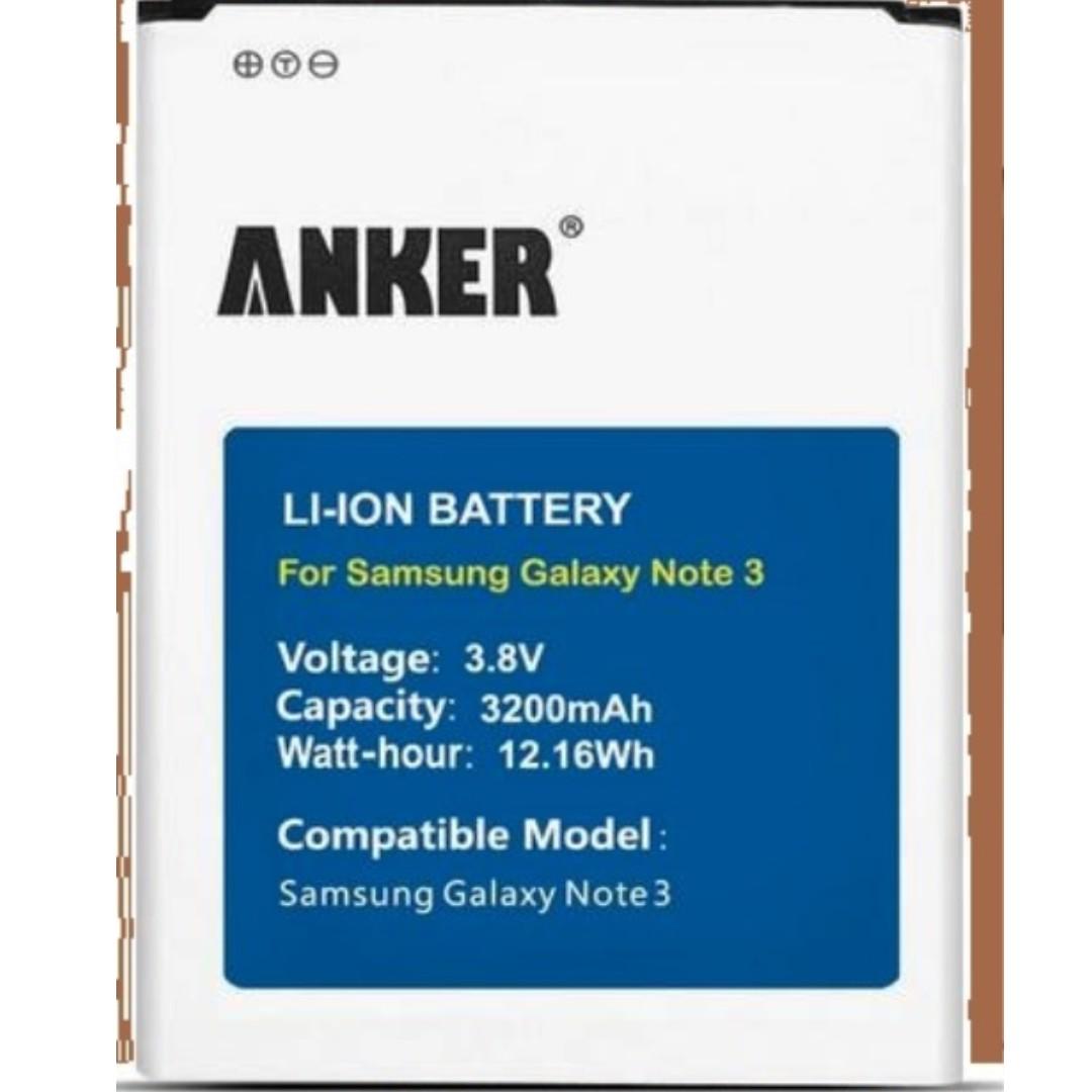 anker 3200mah li ion battery for samsung galaxy note 3 n9000