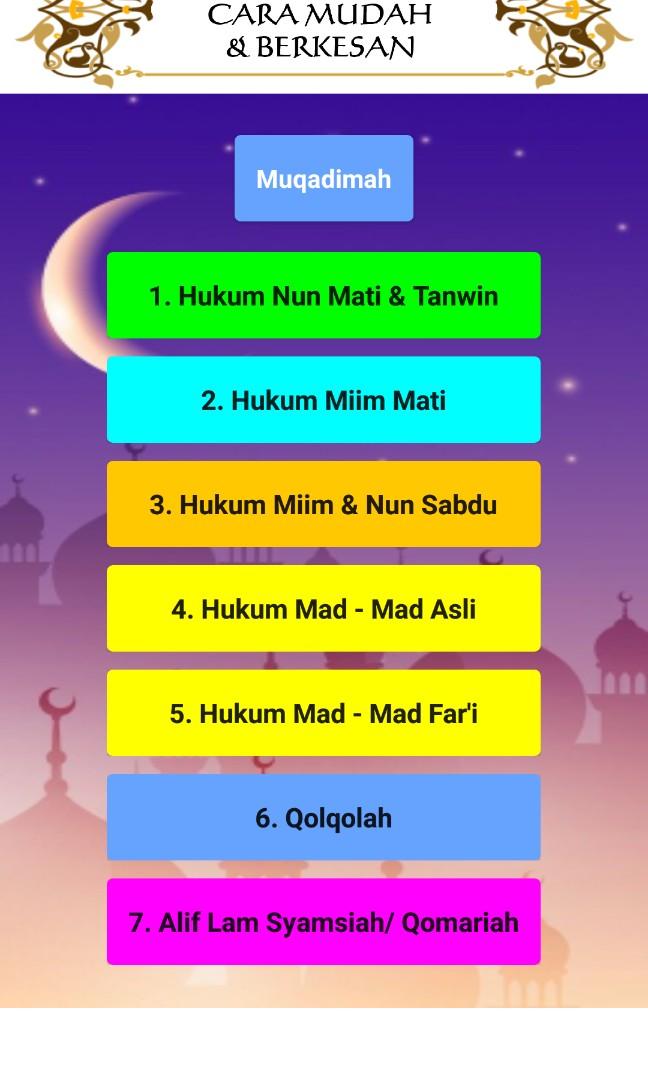 Aplikasi Belajar Tajwid Cara Mudah Everything Else Others On Carousell