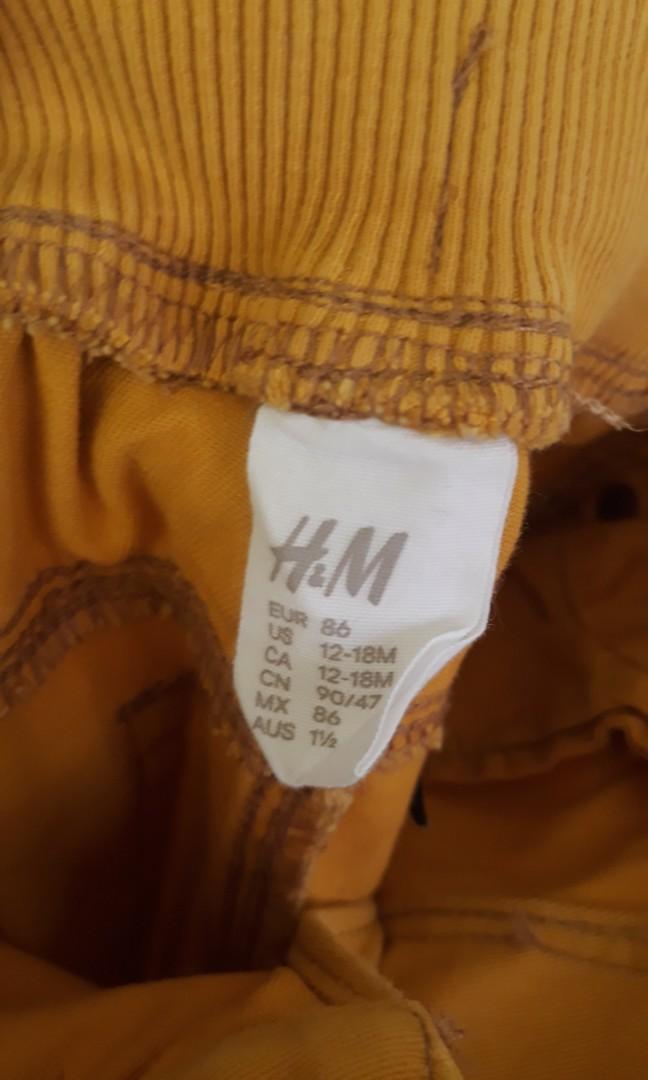 Baby Gap and H&M pants (Category: Babies & Kids Fashion) located in Kawit. Submitted by japhem_20 (Listing ID 215036850, Image 3). Description: All 3 pants for only 300 plus 150 shipping fee (LBC) baby Gap gray pants size 18-24 months H&M mustard pants size 12-18 months H&M blue jogger pants size 2 to 3 yrs.