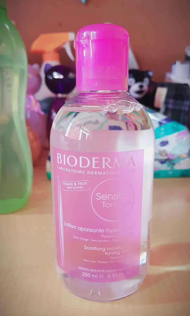 Bioderma Sensibio Tonique (250ml) + free 100ml travel size, Beauty ...
