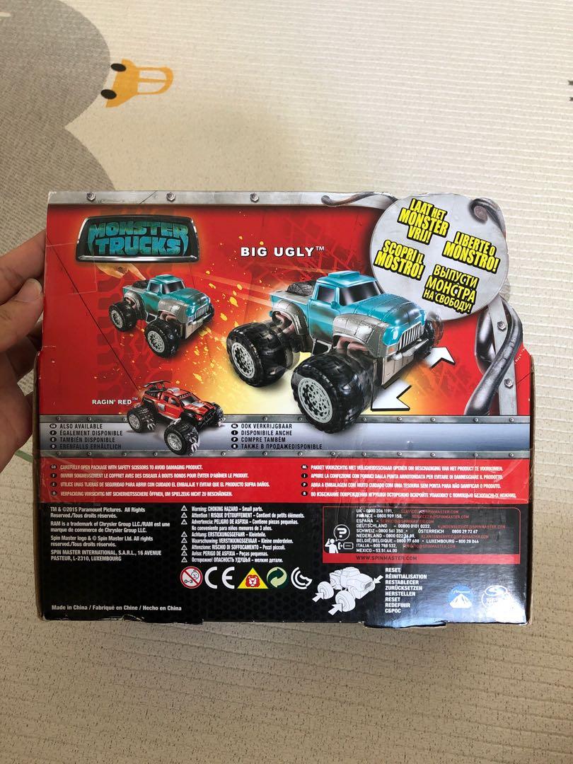 Monster Trucks Monster Axle Big Ugly Vehicle Spin Master - ToyWiz