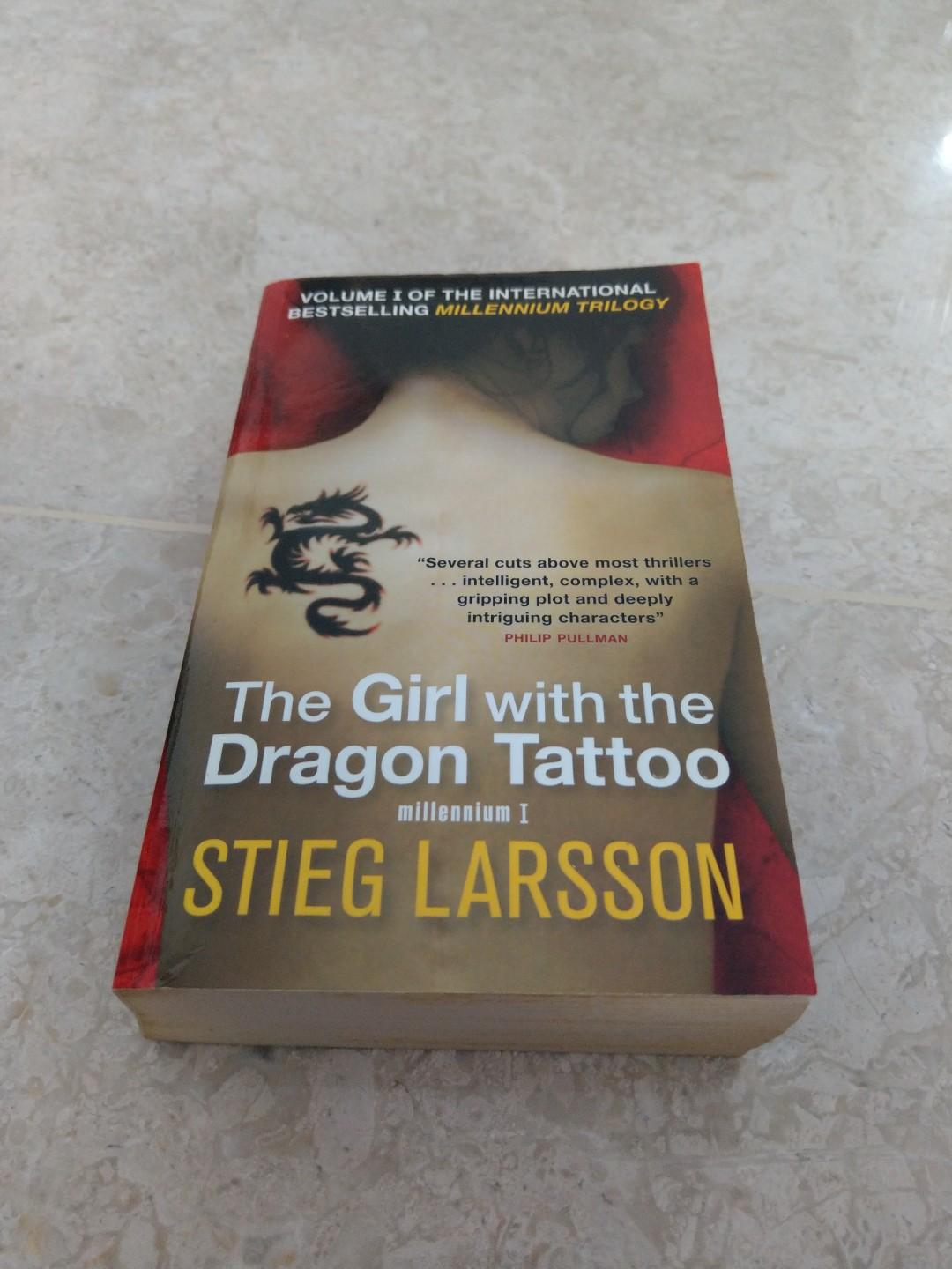 Book Stieg Larsson The Girl With Dragon Tattoo Books Stationery Fiction On Carousell