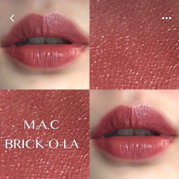Image result for MAC Amplified Lipstick in Brick-O-La