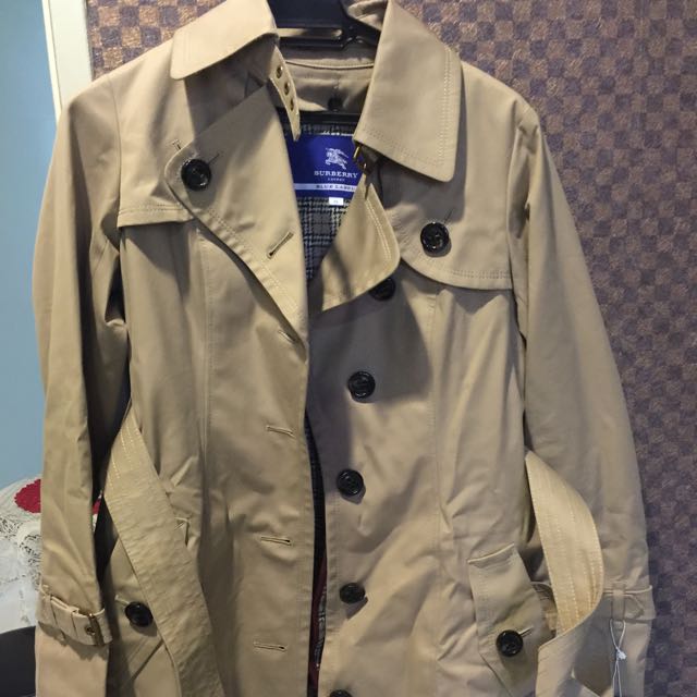 burberry blue label trench coat