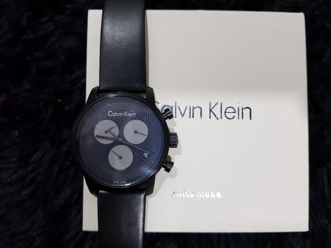 Calvin Klein Black Men s City Watch K2G177C3 Men s Fashion