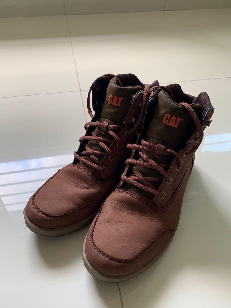 Caterpillar mid Cut boots Men s Fashion Footwear Boots on Carousell