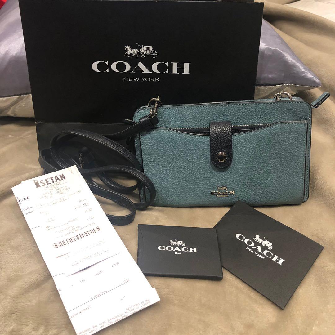 coach wallet with sling