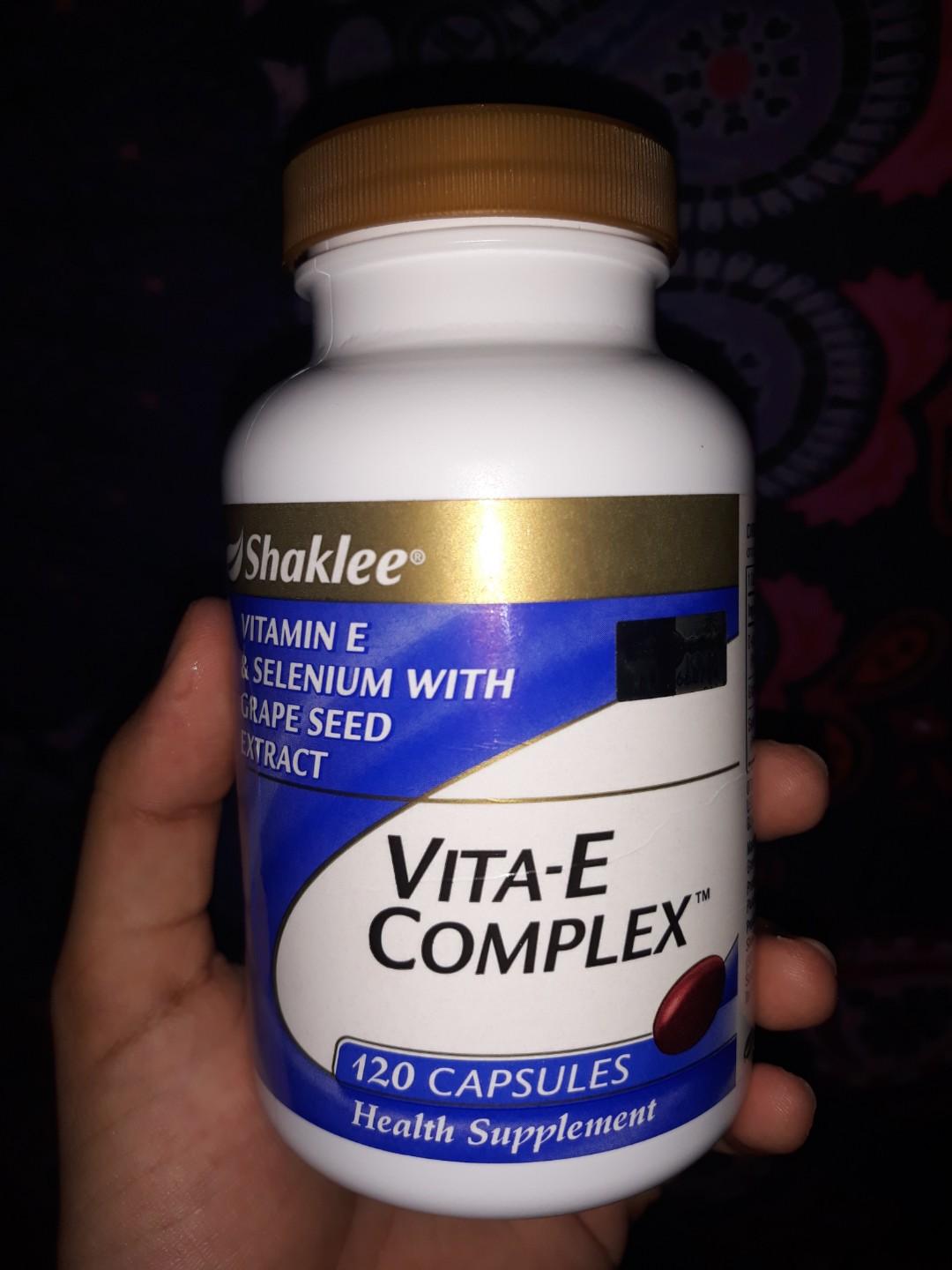 Combo Vitamin E Oil Supplements Reduce Scar Health