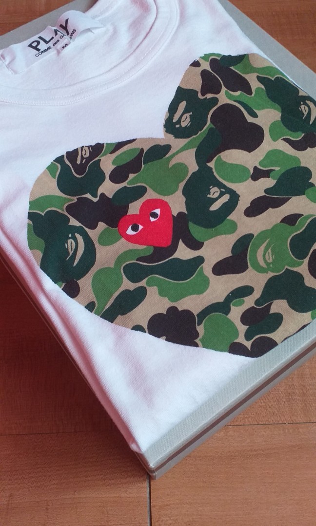 bape x cdg play